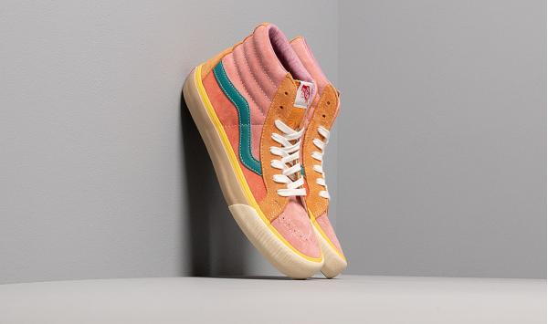 Vans SK8-Hi Reissue VL (Suede/ Leather) Rose/ Orange/ Turquoise