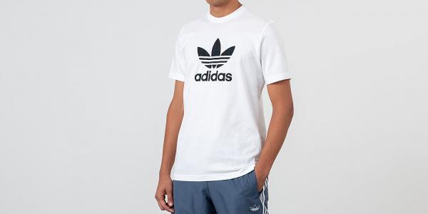adidas Tartan Infill Tee White