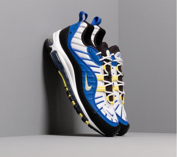 Nike Air Max 98 Racer Blue/ White-Black-Dynamic Yellow