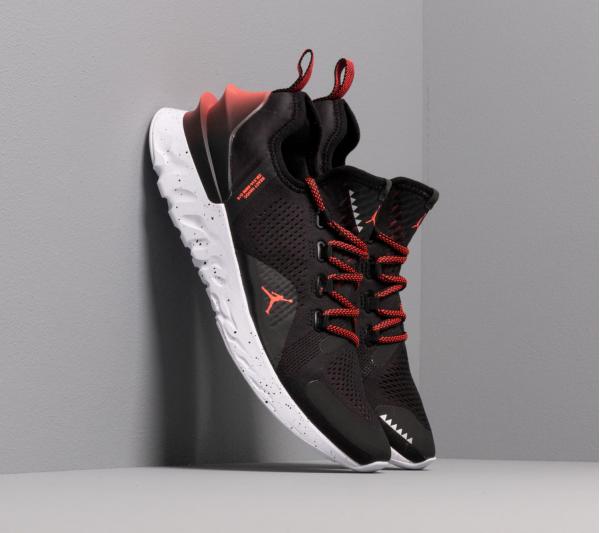 Jordan React Havoc Black/ Bright Crimson-White