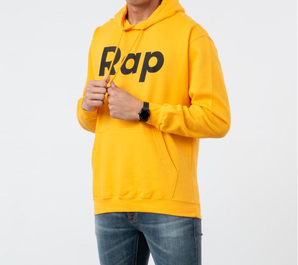 RAP Hoodie Orange/ Black