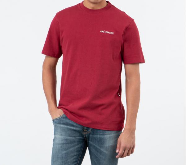 Aimé Leon Dore Logo Tee Red Wine