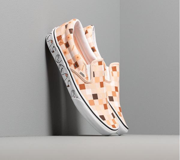 Vans Breast Cancer Awareness Classic Slip-On Nude Check/ True White