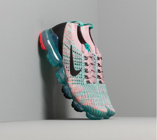 Nike W Air Vapormax Flyknit 3 Plum Chalk/ Black-Red Orbit-Hyper Jade