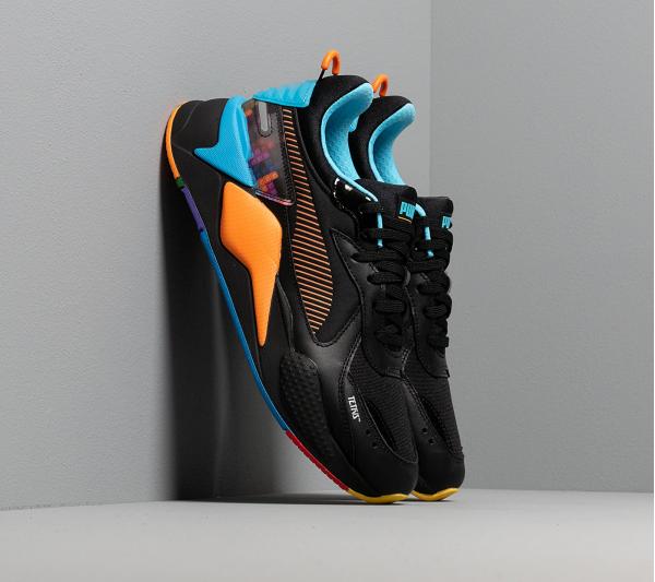 Puma x Tetris RS-X Puma Black/ Luminous Blue