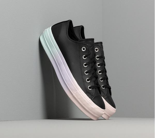 Converse Chuck Taylor All Star Lift Rainbow Midsole Black/ White/ Polar Blue