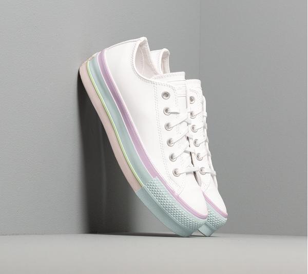 Converse Chuck Taylor All Star Lift Rainbow Midsole White/ Lilac Mist/ Polar Blue