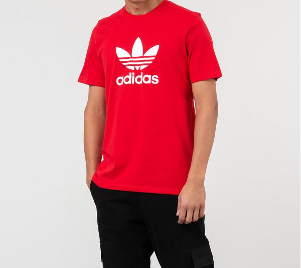 adidas Trefoil Tee Red/ White