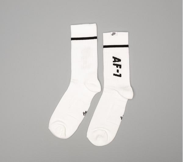 Nike Sportswear 2 Pack AF1 Sneaker Sox Crew White/ Black