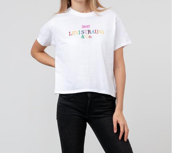 Levi's® Graphic Varsity 90S Tee White