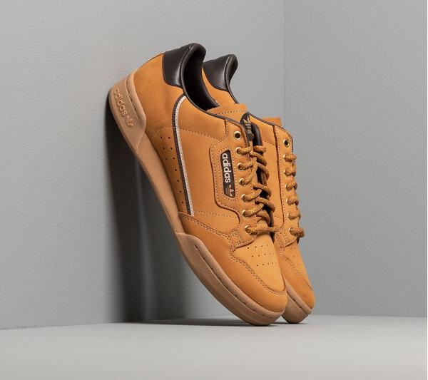 adidas Continental 80 Mesa/ Night Brown/ Eqt Yellow