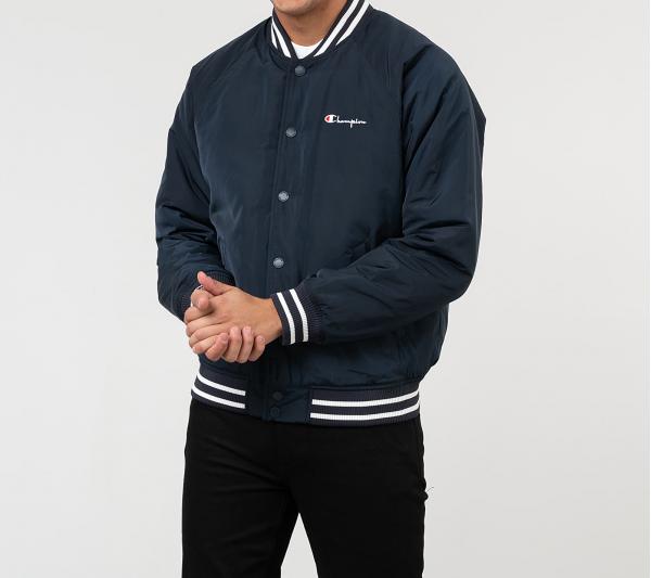 Champion Popper Track Jacket Navy Blue