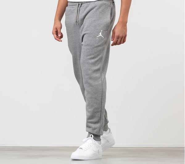 Jordan Jumpman Fleece Pants Carbon Heather/ White
