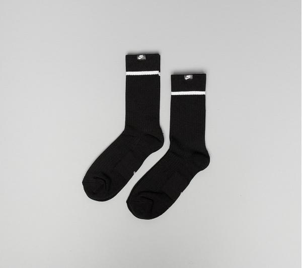 Nike Essential Crew Sneaker Sox (2 Pairs) Black