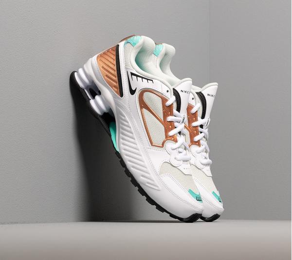 Nike W Shox Enigma 9000 White/ Black-Spruce Aura-Aurora Green