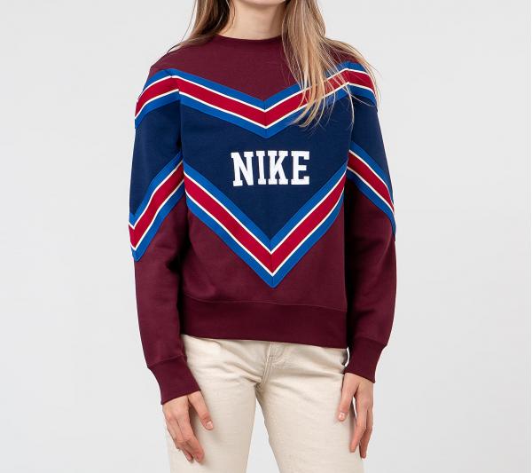 Nike Sportswear NSP Crewneck Night Maroon/ Blue Void/ White