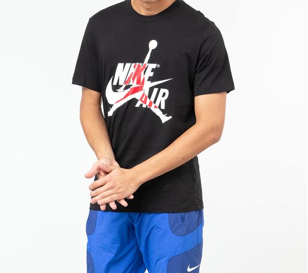Jordan Classics Tee Black/ Gym Red