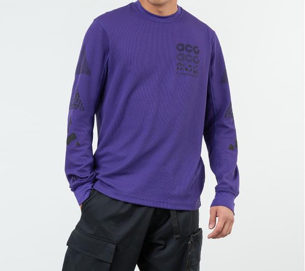 Nike ACG Knit Longsleeve Tee Court Purple