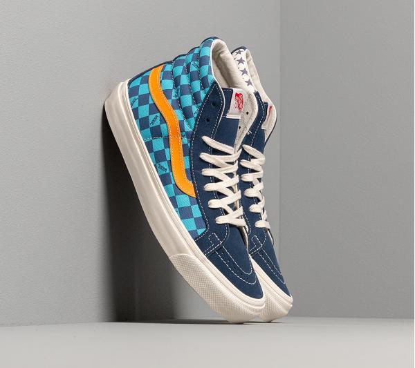 Vans Og Sk8-Hi LX (Suede/ Canas) Insignia Blue/ Metal