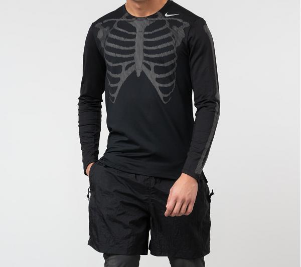 NikeLab Skeleton Long Sleeve Tee Black