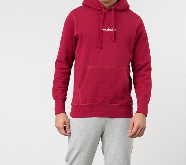 Aimé Leon Dore Terry Logo Hoodie Red Wine