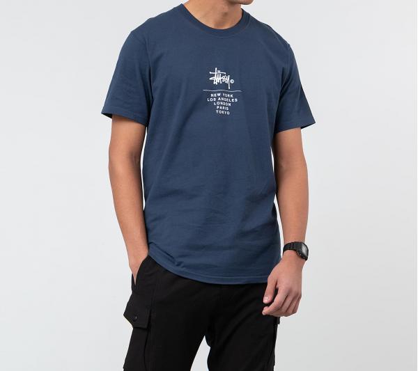 Stüssy City Stack Tee Navy