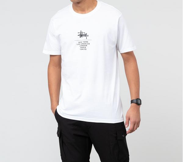 Stüssy City Stack Tee White