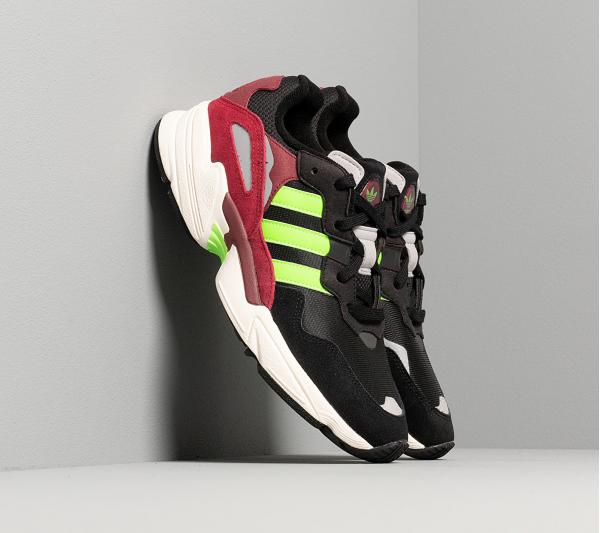 adidas Yung-96 Core Black/ Semi Green/ Core Burgundy