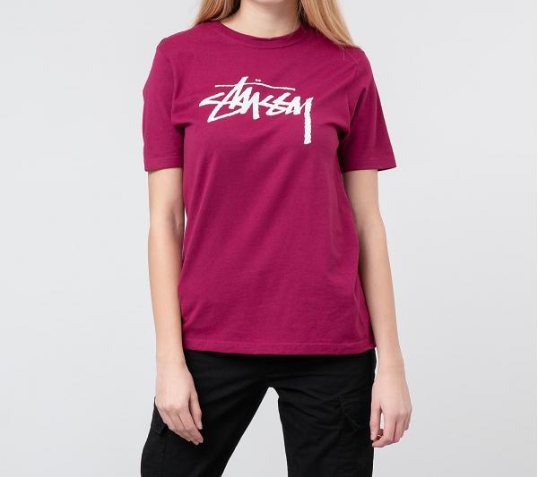 Stüssy Stock Tee Wine