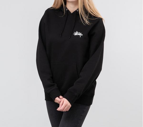 Stüssy Basic Logo Hoodie Black