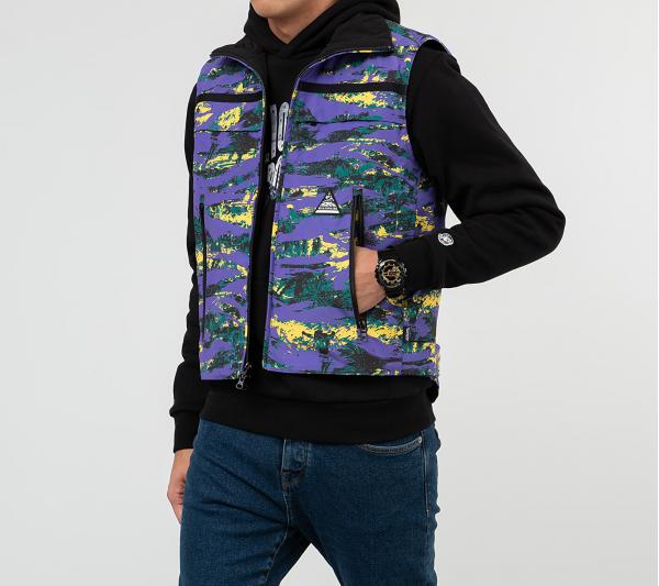 Billionaire Boys Club Reversible Ski Vest Purple Camo/ Black