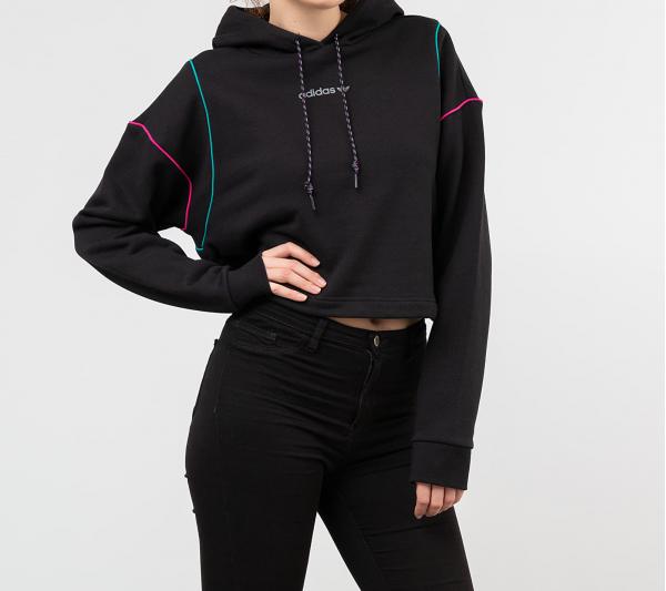 adidas Cropped Hoodie Black