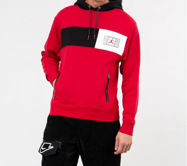 Jordan Legacy AJ11 Black Hoodie Gym Red/ Black/ Black/ White