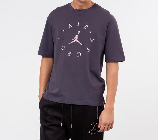Jordan Ctn Suede Tee Gridiron