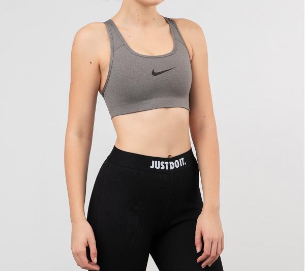 Nike Swoosh Bra Carbon Heather/ Anthracite/ Black