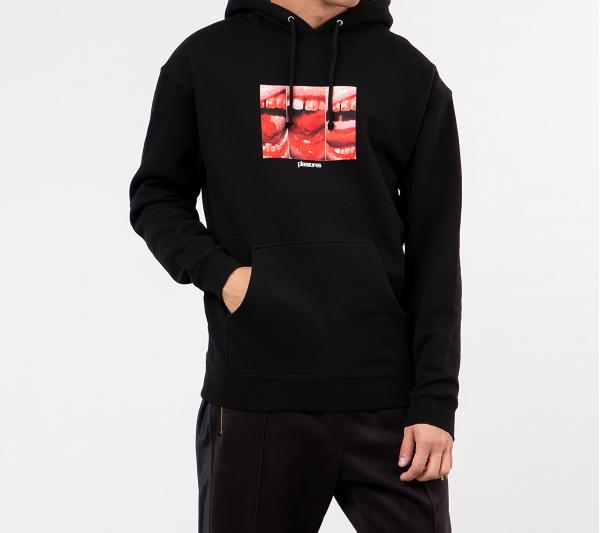PLEASURES Mouth Off Hoodie Black