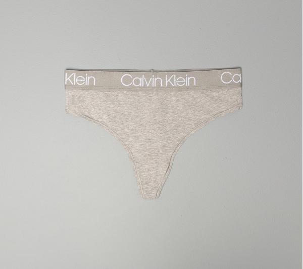 Calvin Klein High Waist Thong Grey