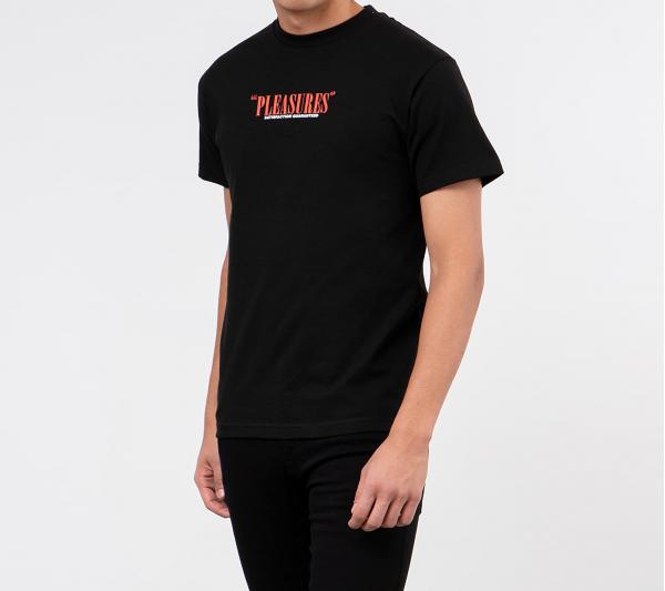 PLEASURES Satisfaction Guaranteed Tee Black