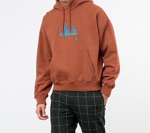 Stüssy Ray Hoodie Brick