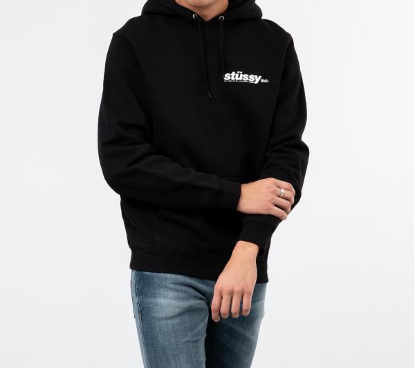 Stüssy Italic Hoodie Black