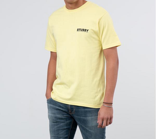 Stüssy Sundown Tee Lemon