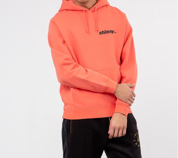 Stüssy Italic Hoodie Orange