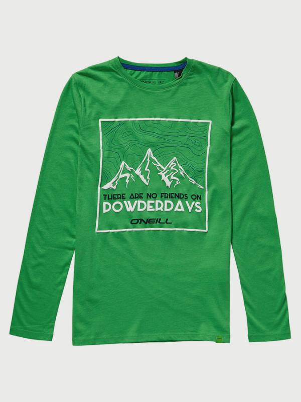 Tričko O´Neill LB Mountain Surf L/Slv T-Shirt Zelená