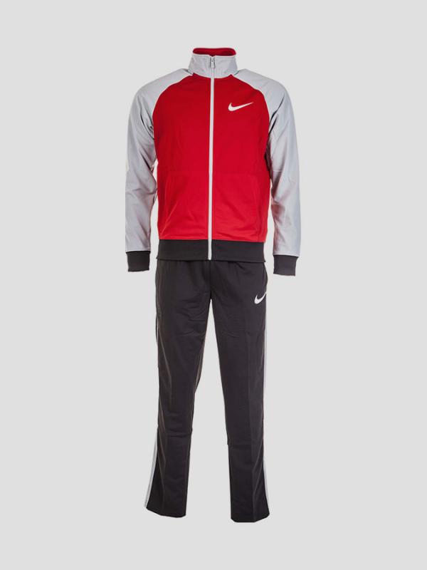 Mikina NIKE POLYWARP RAGLAN W-UP WERE Červená