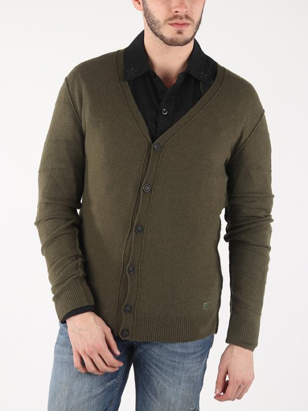 Svetr Diesel K-MOTLEY PULLOVER Zelená