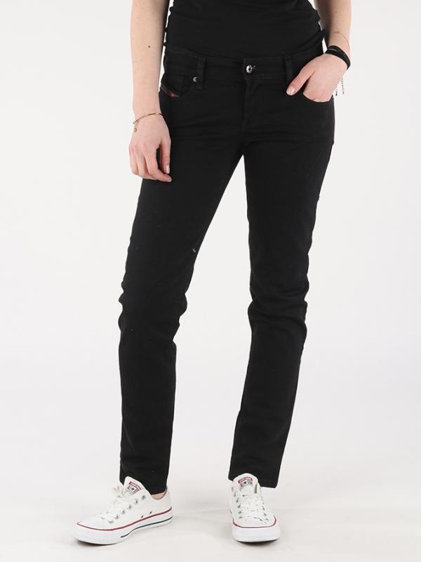 Džíny Diesel SKINZEE-LOW L.30 PANTALONI Černá