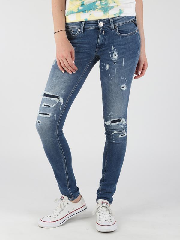 Džíny Replay Wx689 Hose Modrá