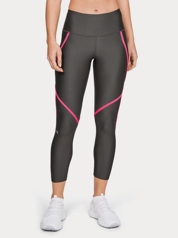 Kompresní legíny Under Armour Hg Ankle Crop Edgelit Šedá