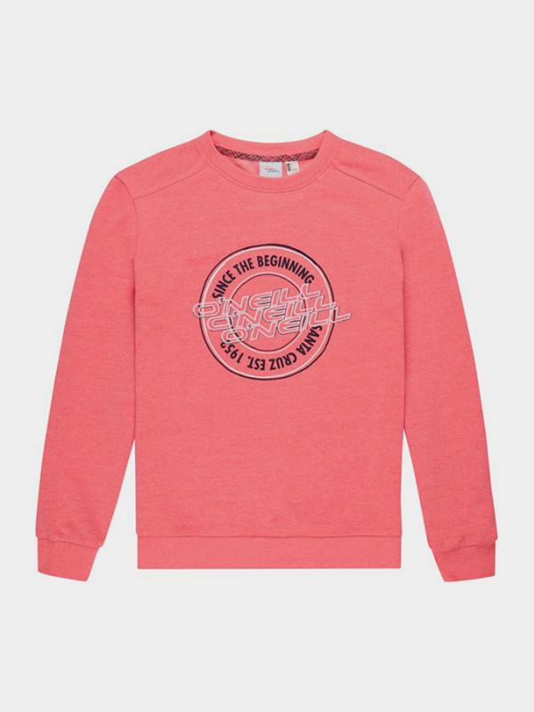 Mikina O´Neill Lw Essentials Logo Crew Růžová