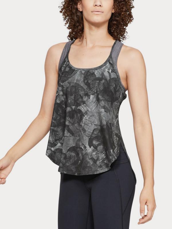 Tílko Under Armour Sport Tank - Flo Ink Print Šedá